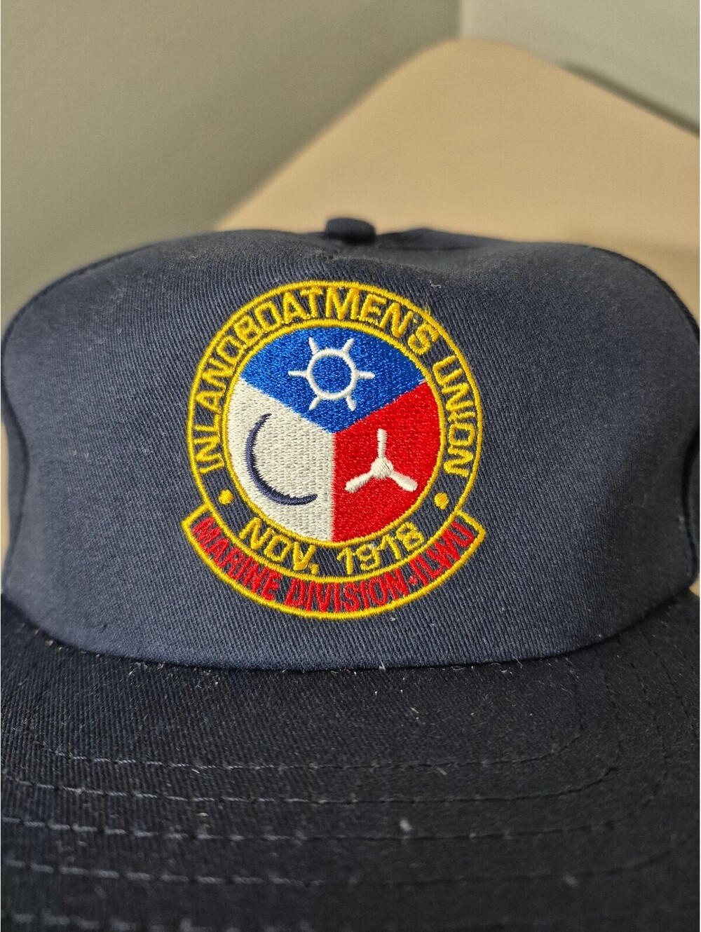 Vintage ILWU Inlandboatmen’s Union Marine Division USA Made Hat